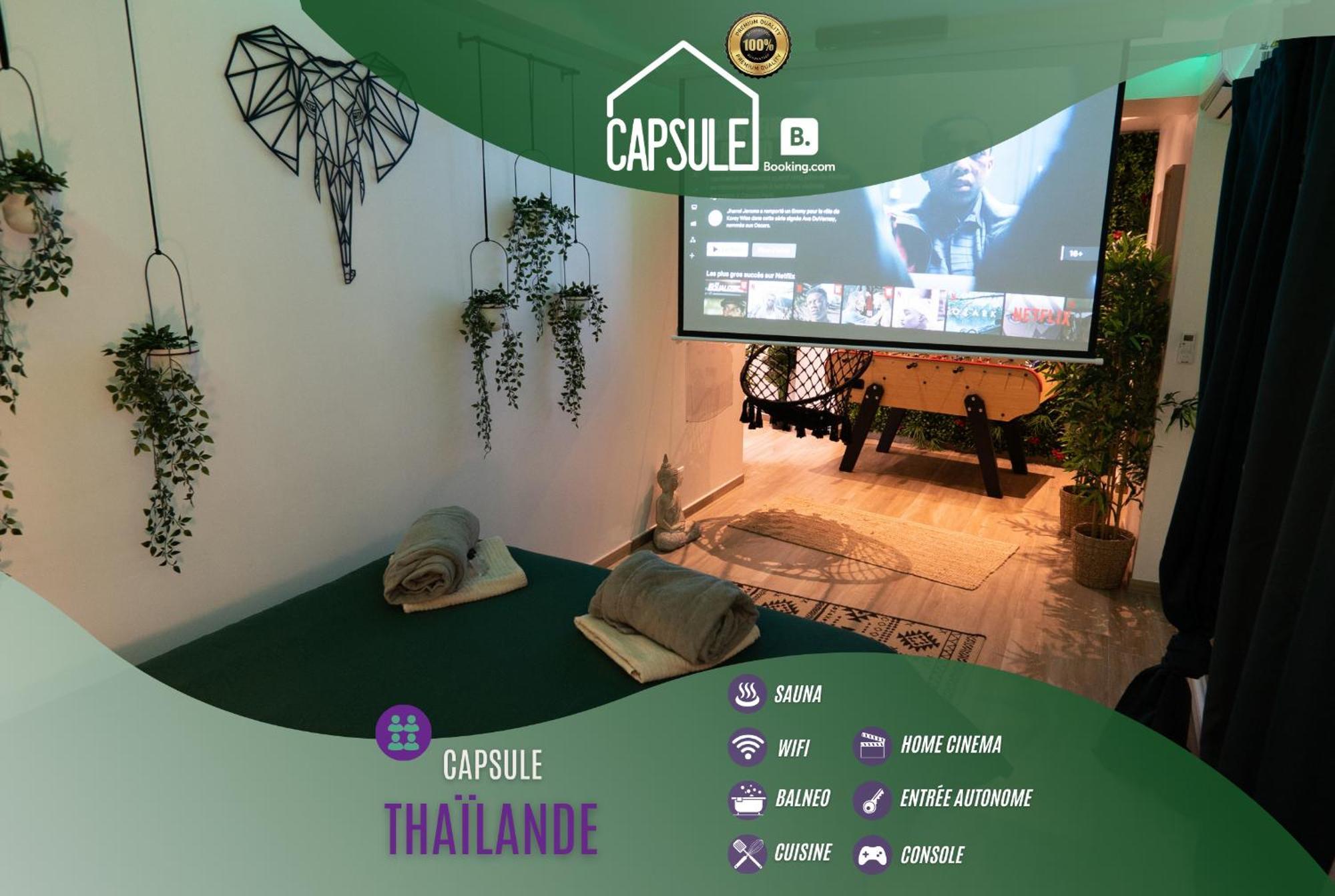 Capsule Thailande I Sauna I Balneo I Console I Jeux En Bois I Cinema I Cour Interieure Trith-Saint-Leger Екстериор снимка